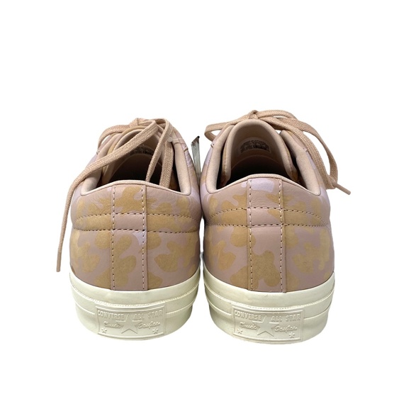 Converse One Star OX Shoes Low Top Leather Ivory Pink Men Size Sneakers 159705C - Picture 4 of 9